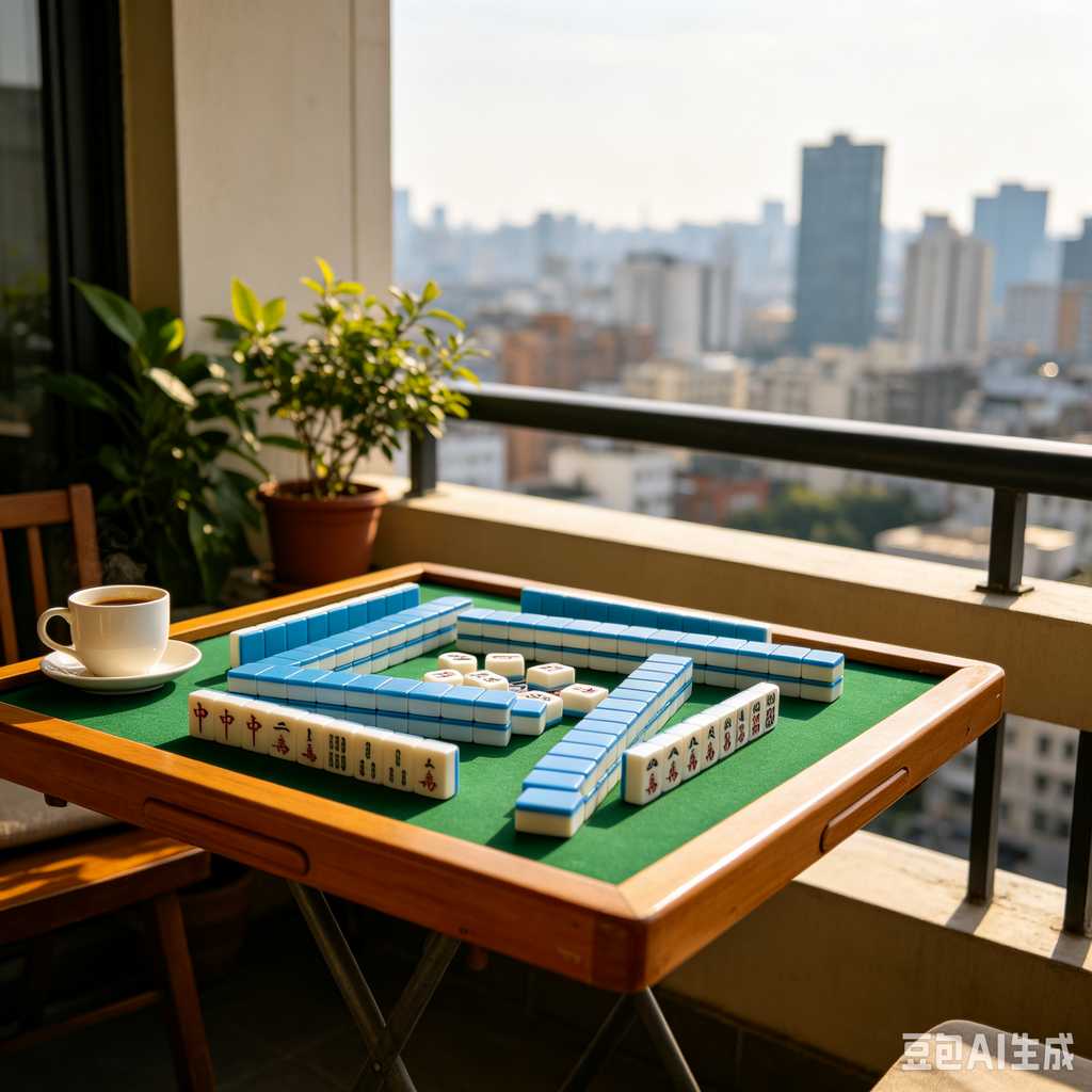 colored mahjong tile racks