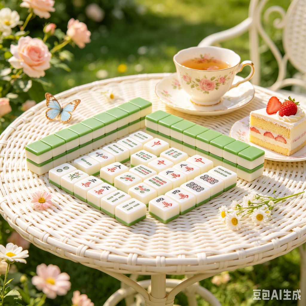 wear resistant print mahjong set