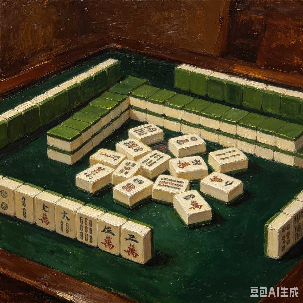 painting pattern mahjong tiles